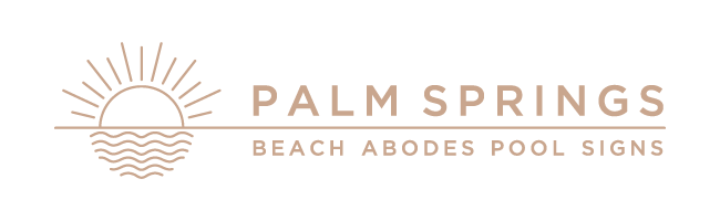 Palm Springs Beach Abode Logo wide