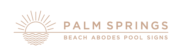 Palm Springs Beach Abode Logo wide