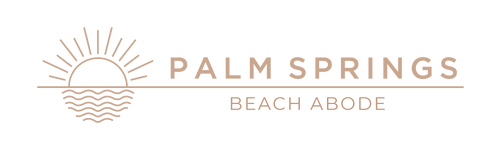 Palm Springs Beach Abode logo transparent