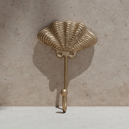Shell Brass Hook